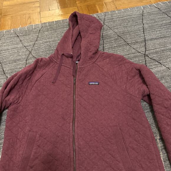 GUC Patagonia Womens Full Zip Hoodie - Large - Organic Cotton - Worn Wear - Picture 3 of 5